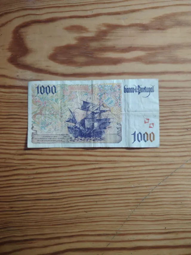 Billete 1000 Escudos Portugal