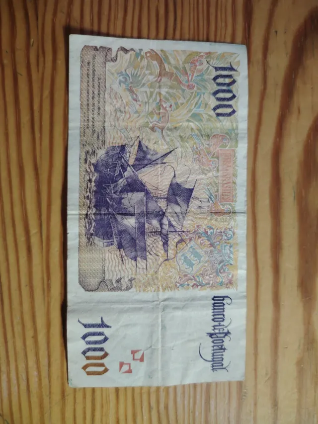 Billete 1000 Escudos Portugal