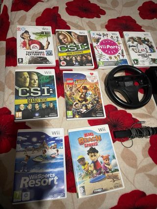 Pacchetto console Wii + accessori e giochi