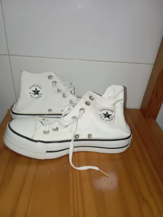 Converse Blancas Mujer Talla 40