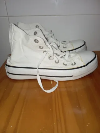 Converse Blancas Mujer Talla 40
