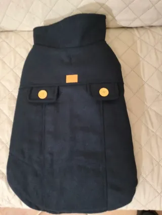 Cappottino per cane blu scuro