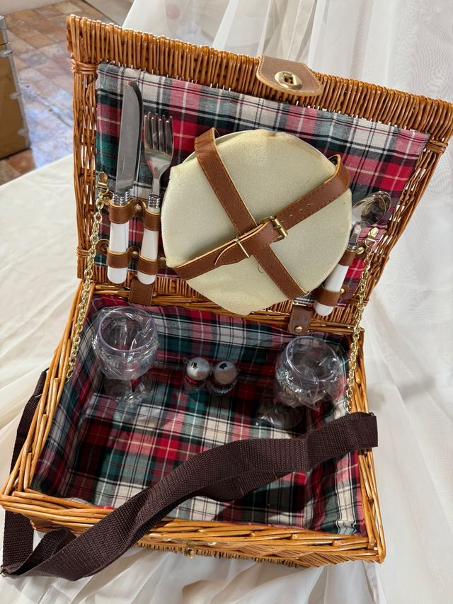 Cesta Mimbre Picnic 2 Personas Nueva