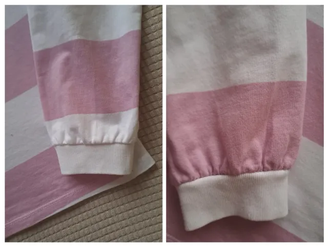 Polo Zara niña rayas rosa talla 10