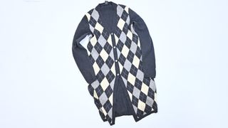 Brooks Brothers Cardigan Lungo Argyle 100% Lana