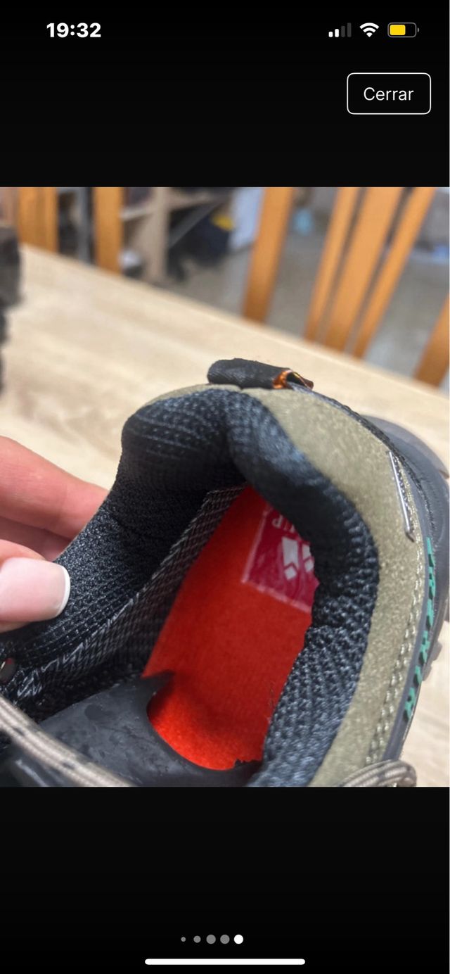 Zapatos de senderismo Hikeup marrones y verdes