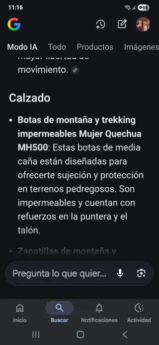 Botas Quechua Mujer T40 M500