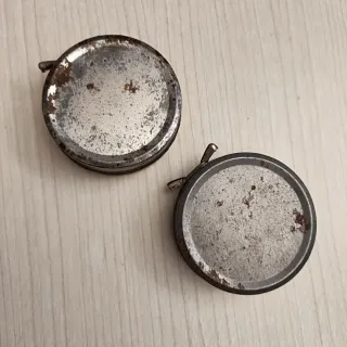 Scatoline in latta vintage dell'Esercito Italiano 