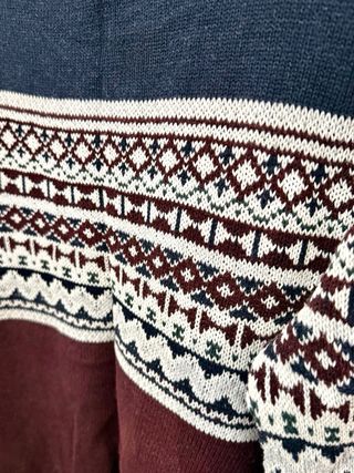 Jersey Pull&Bear lana estampado invierno.