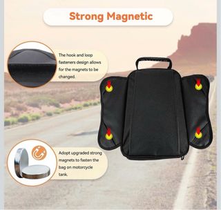 Bolsa magnética para moto Honda, Yamaha, Suzuki