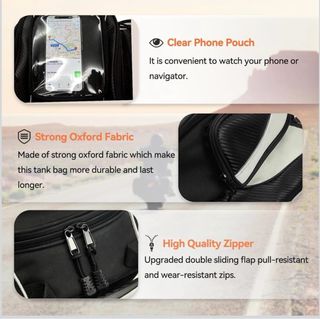 Bolsa magnética para moto Honda, Yamaha, Suzuki