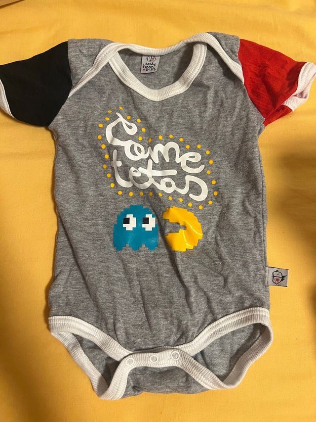 Body bebé Come Tetas Pac-Man