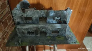 Maqueta Warhammer Ruinas Batalla