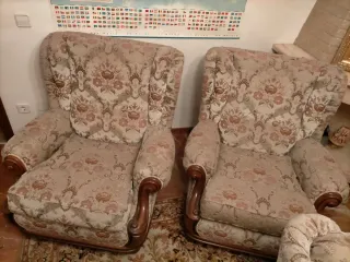 Divano e poltrone in tessuto