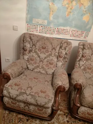 Divano e poltrone in tessuto