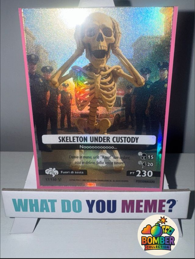 Card Skeleton Under Custody - Tiratura Limitata