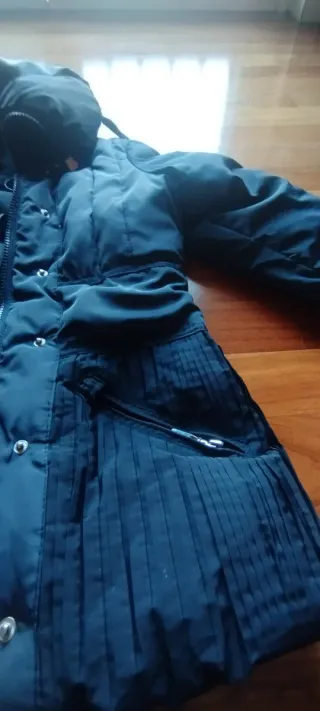Giaccone piumino blu scuro