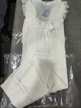 Camisa huertana beige La Flor del Fill