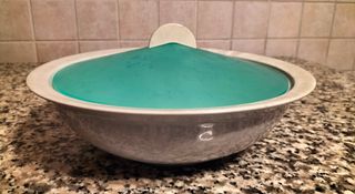 Set 2 Pirofile Ceramica con Coperchio Verde