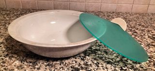 Set 2 Pirofile Ceramica con Coperchio Verde