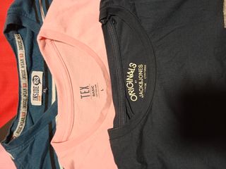 3 camisetas hombre 