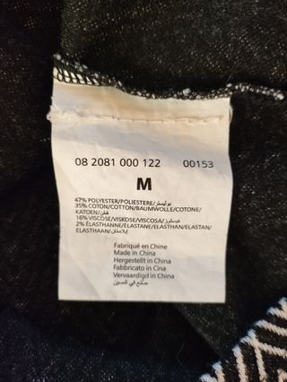 Falda tubo estampada geométrica Talla M