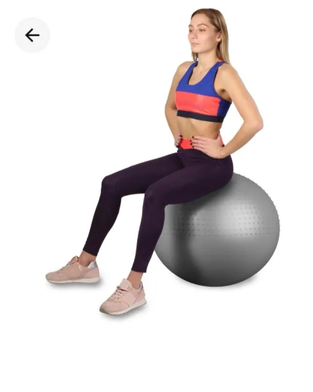 Pelota de Pilates Gris Texturizada