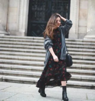 Vestido Zara de gasa