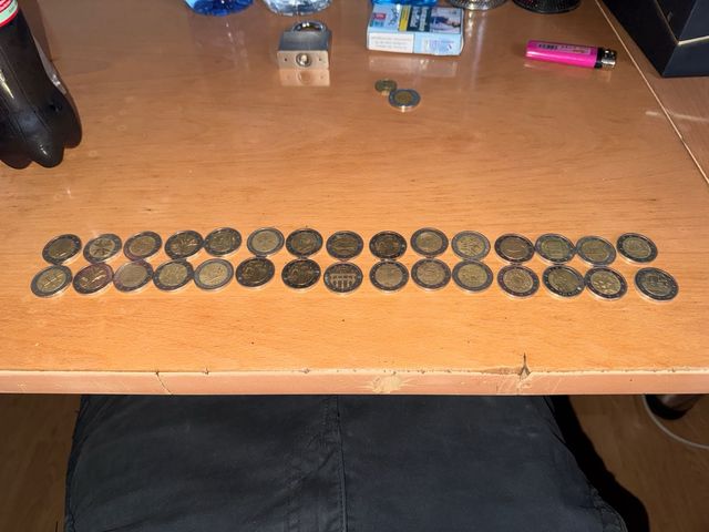 30 Monedas 2 Euros Conmemorativas