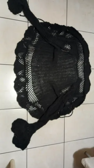 Gilet traforato nero