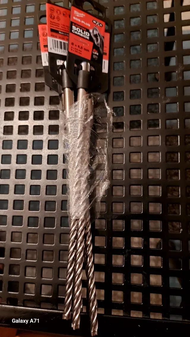 5 Punte Milwaukee SDS-PLUS 4 taglienti