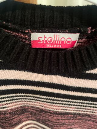 Jersey de rayas rosa y negro