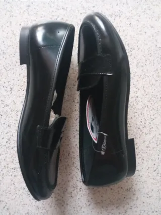 Zapatos Zgirls niña-mujer negros nuevos