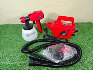 Pistola Pintura Meterk con Manguera y Compresor