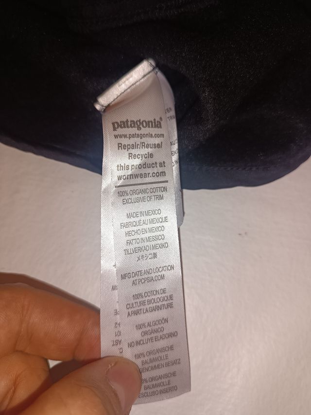 Velo Patagonia Fleece com Capuz Tamanho XL