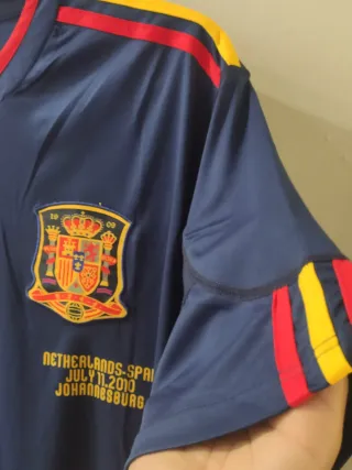 Camiseta España Mundial Sudáfrica. Iniesta 6. XL

