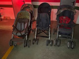 3 passeggini per bambini (1 matrimoniale)