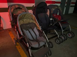 3 passeggini per bambini (1 matrimoniale)