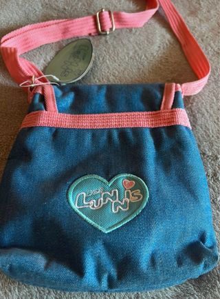 Bolso vaquero vintage infantil Los Lunnis NUEVO