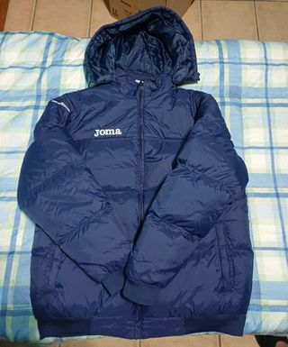 Abrigo Joma azul con capucha