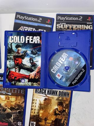 Lote 7 Juegos PS2: FIFA, Area 51, Call of Duty...