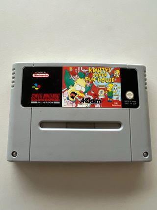 Krusty's Super Fun House Super Nintendo PAL