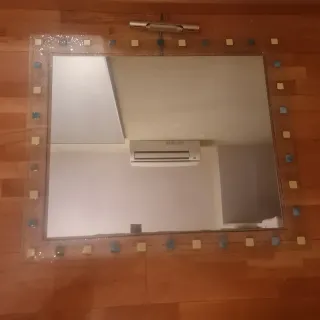 Espejo de baño decorativo