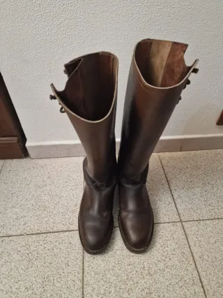 Stivali equitazione pelle marrone