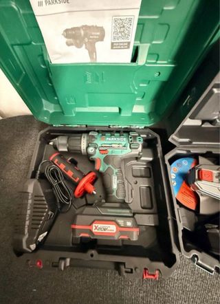 Pack Taladro y Amoladora Parkside 20V