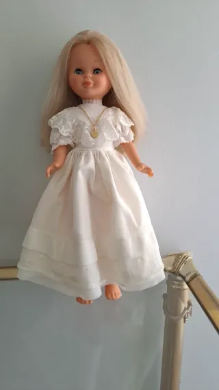 Muñeca Nancy Vestido Comunión años 80