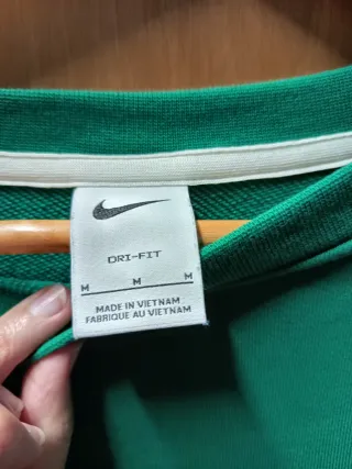 Sudadera Nike Verde Flores