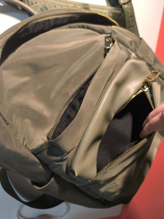 Mochila Parfois verde oliva