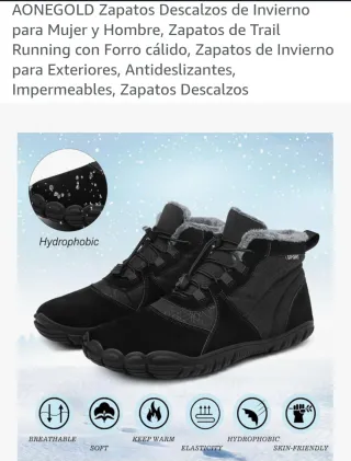 Botas de invierno AONEGOLD talla 42