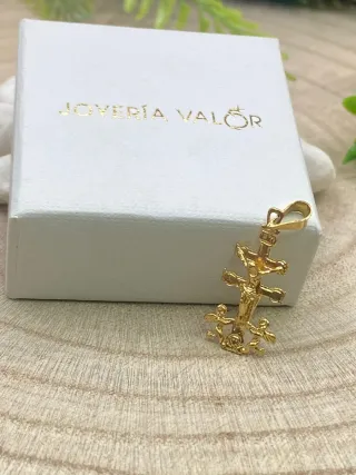 Colgante Cruz Caravaca Oro 18kt